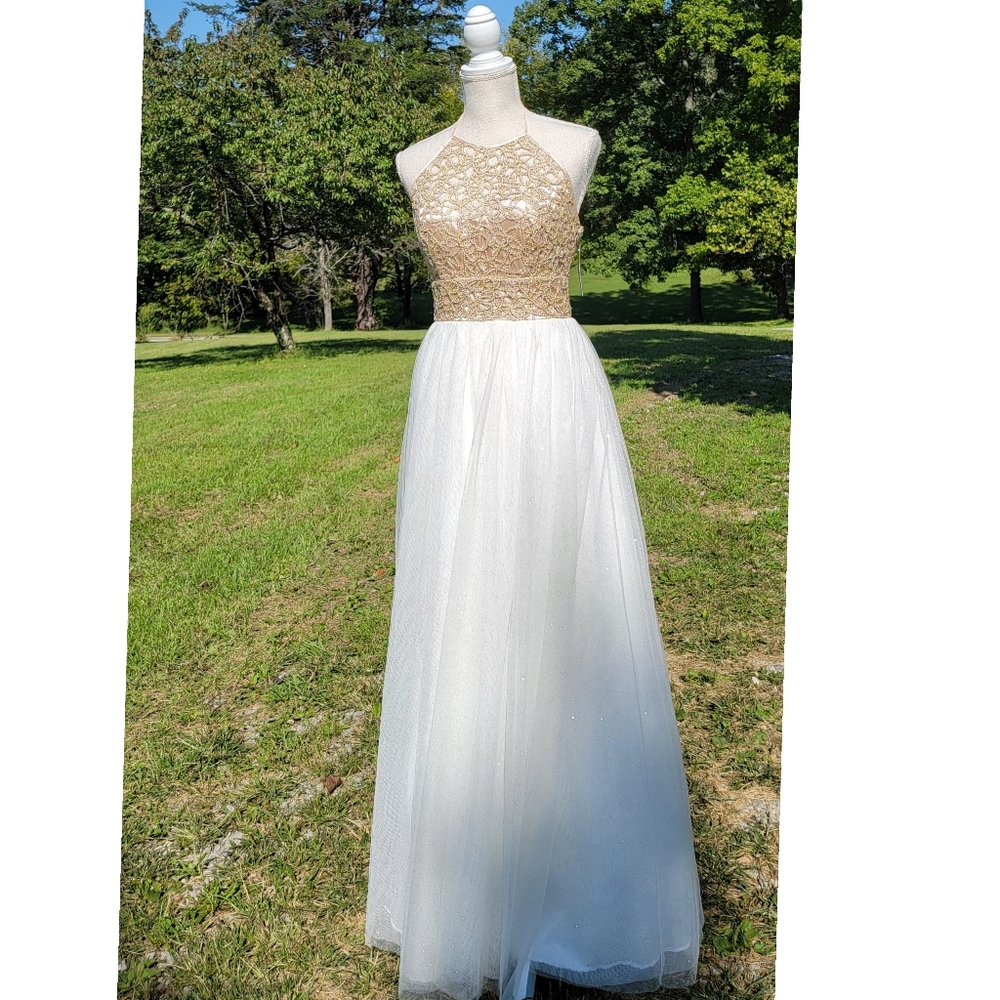 B Darling Halter Sparkling Gown - Picture 7 of 7